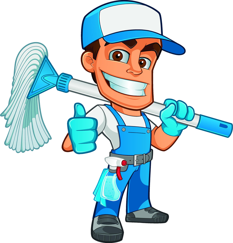A Cleaner with thumbsup